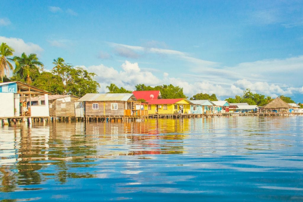 Bocas del Toro-houses in Bocas town