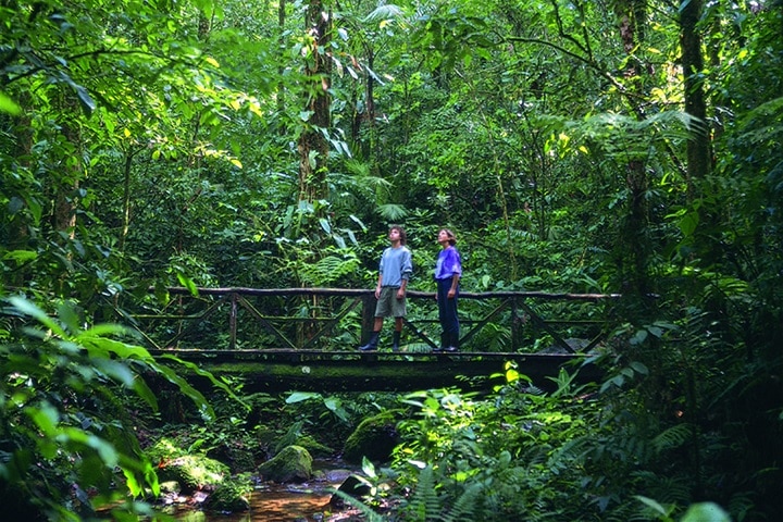 hiking on Costa Rica honeymoon adventure